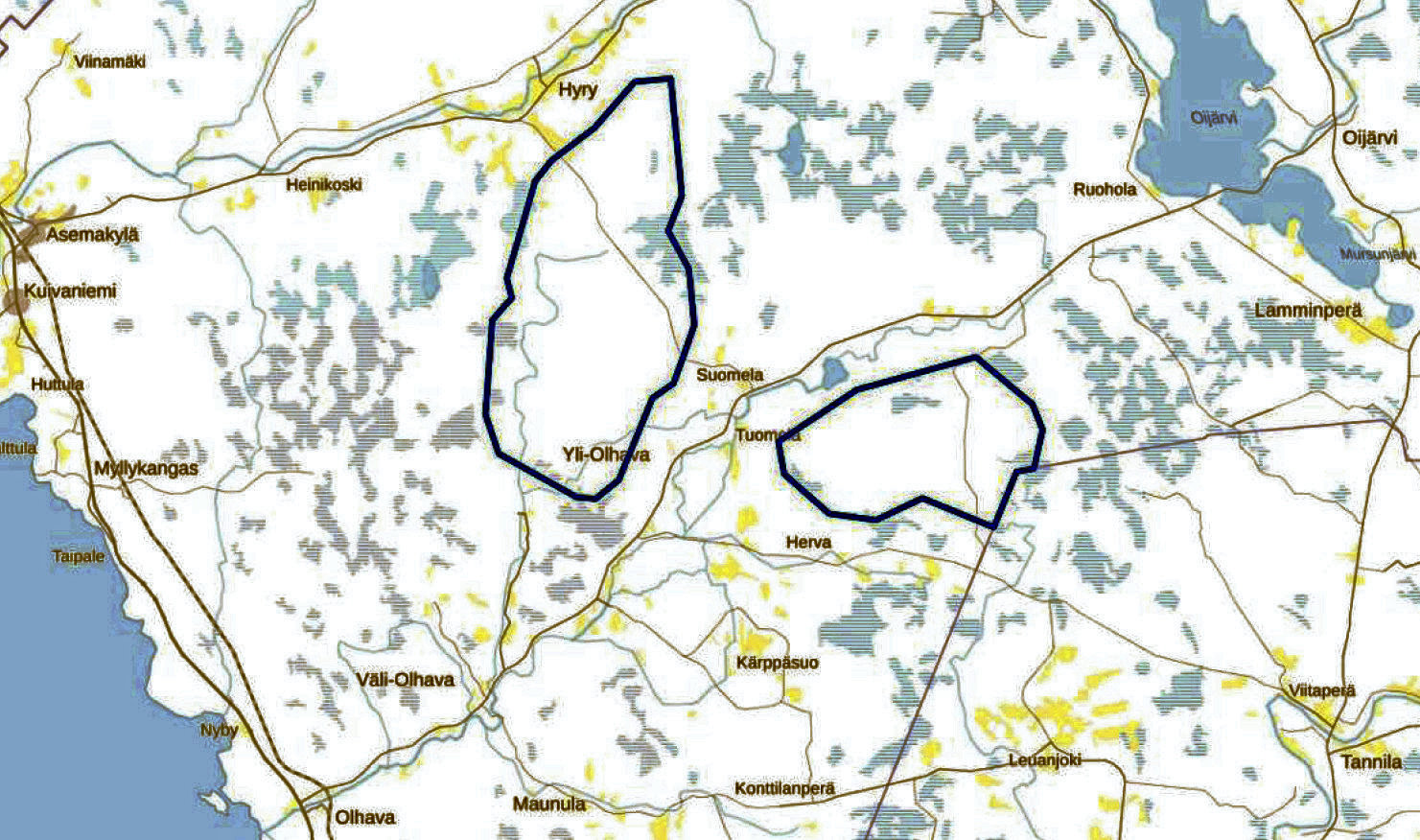 Yli-Olhavan 50 tuulivoimalan kaava hyväksyttiin - Rantapohja