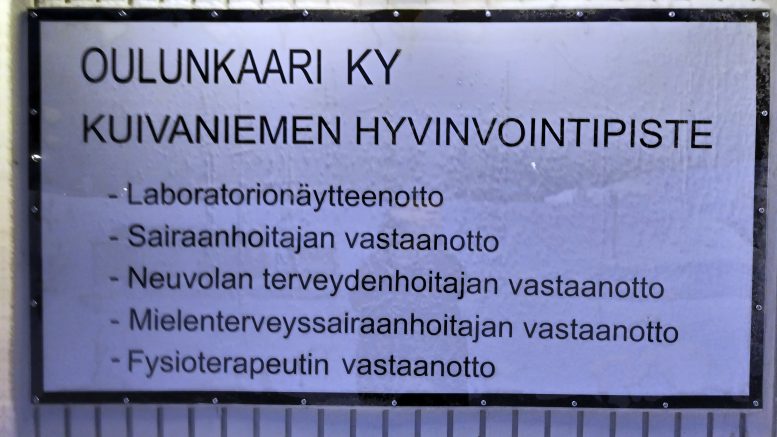 Kuivaniemellä saa laboratoriopalveluja nykyään vain kerran viikossa.