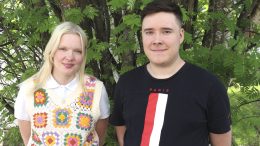Iida Koskela ja Joni Nalli ovat aloittaneet kesätoimittajina Rantapohjalla.