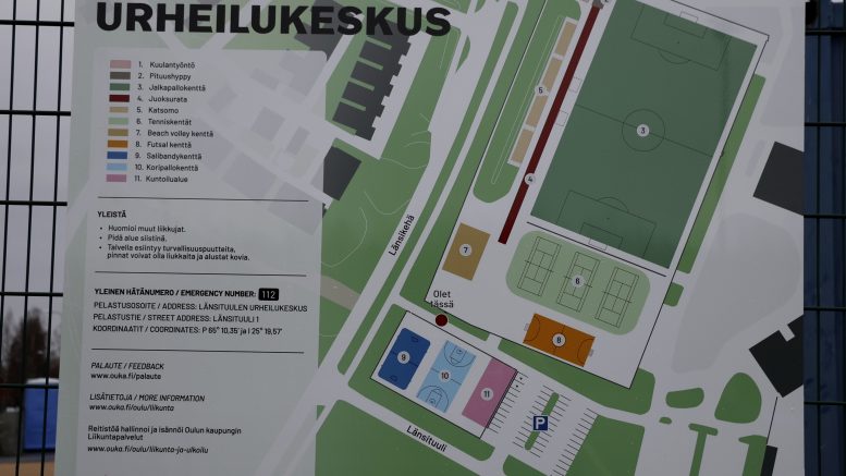 Länsituulen urheilukeskus on miljoonahanke.