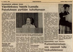 Rantapohjassa 29.8.1974 kirjoitettiin neljänsistä Kiiminkipäivistä. Jutun voi käydä lukemassa Rantapohjan nettisivuilla historialliset lehdet -osiosta, mikäli on tilaajana hankkinut lehden verkkotunnukset.